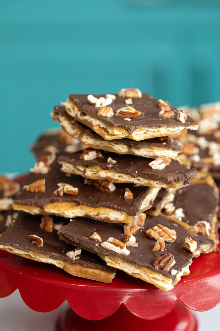 Cuadrados de Toffee de Galletas Saladas – La Magia de la Cocina